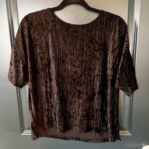 Banana Republic Velvet High-Low Hem Top